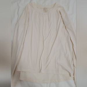 Womens Calia Ribbed Long Sleeve Shirt